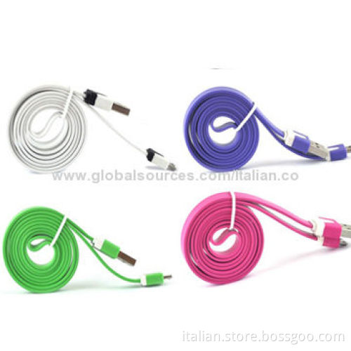Micro USB Cable for Samsung/HTC, Flat